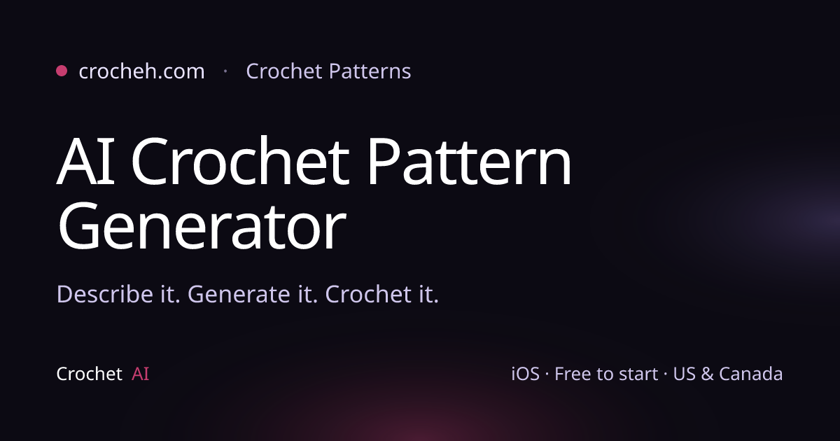 Amigurumi pattern generator | CrochetAI